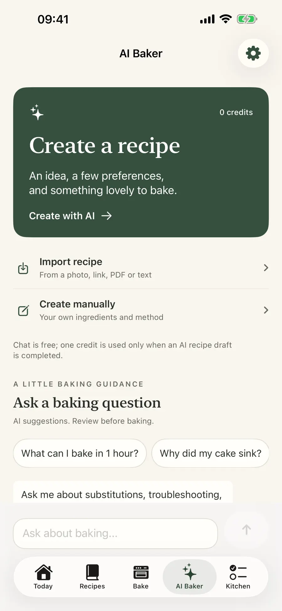 Released iOS Create recipe draft screen